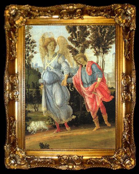 framed  Filippino Lippi Tobias and the Angel, ta009-2